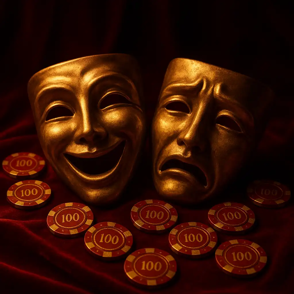 Restored opulent theatre interior converted into a casino floor with golden balconies